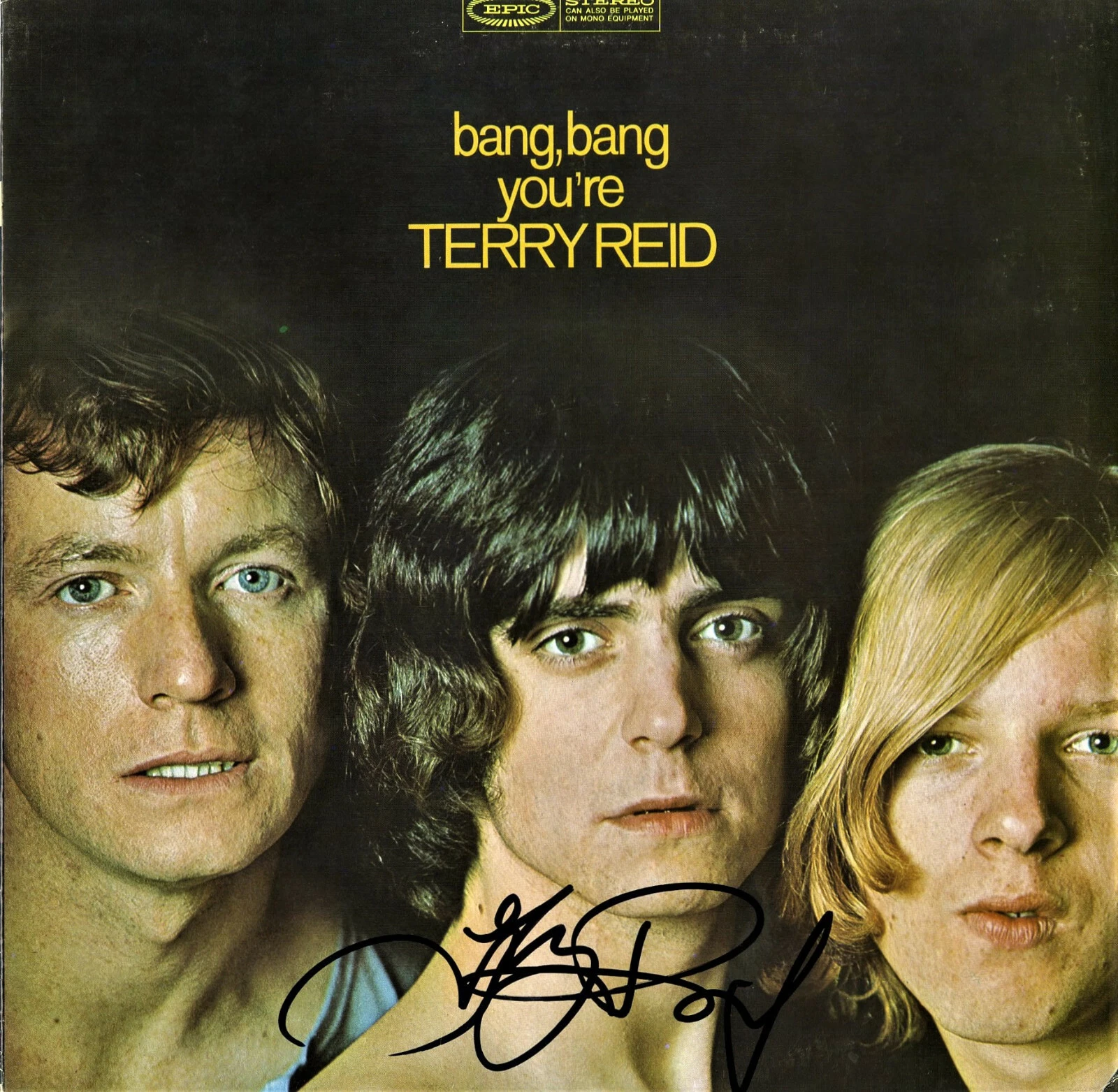 Terry Reid Band Band You're Terry Reid SIGNED Vinyl Record RARE ACOA
