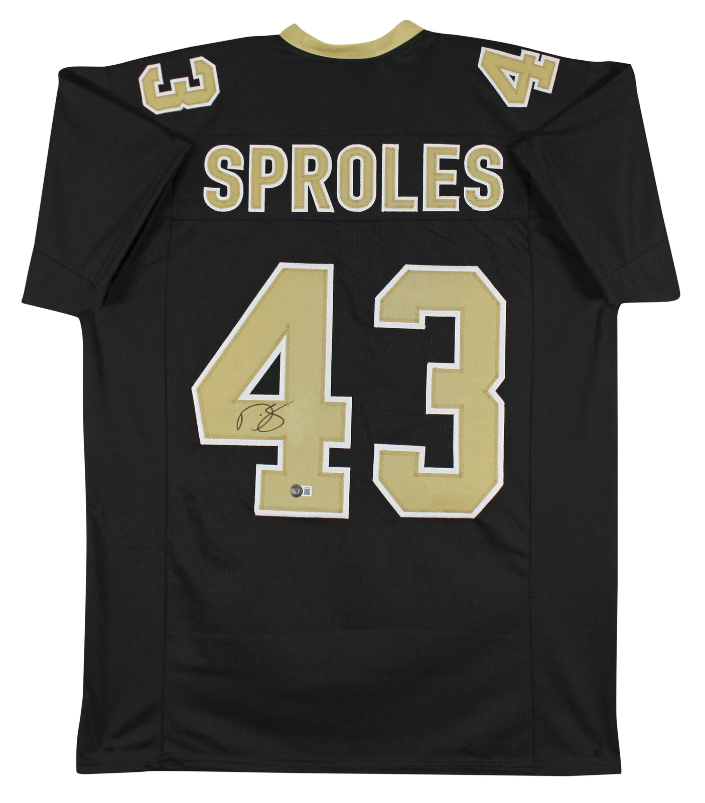 Darren Sproles Authentic Signed Black Pro Style Jersey BAS Witnessed
