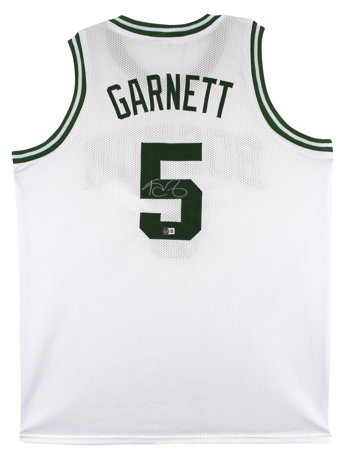 Kevin Garnett Authentic Signed White Pro Style Jersey BAS Witnessed
