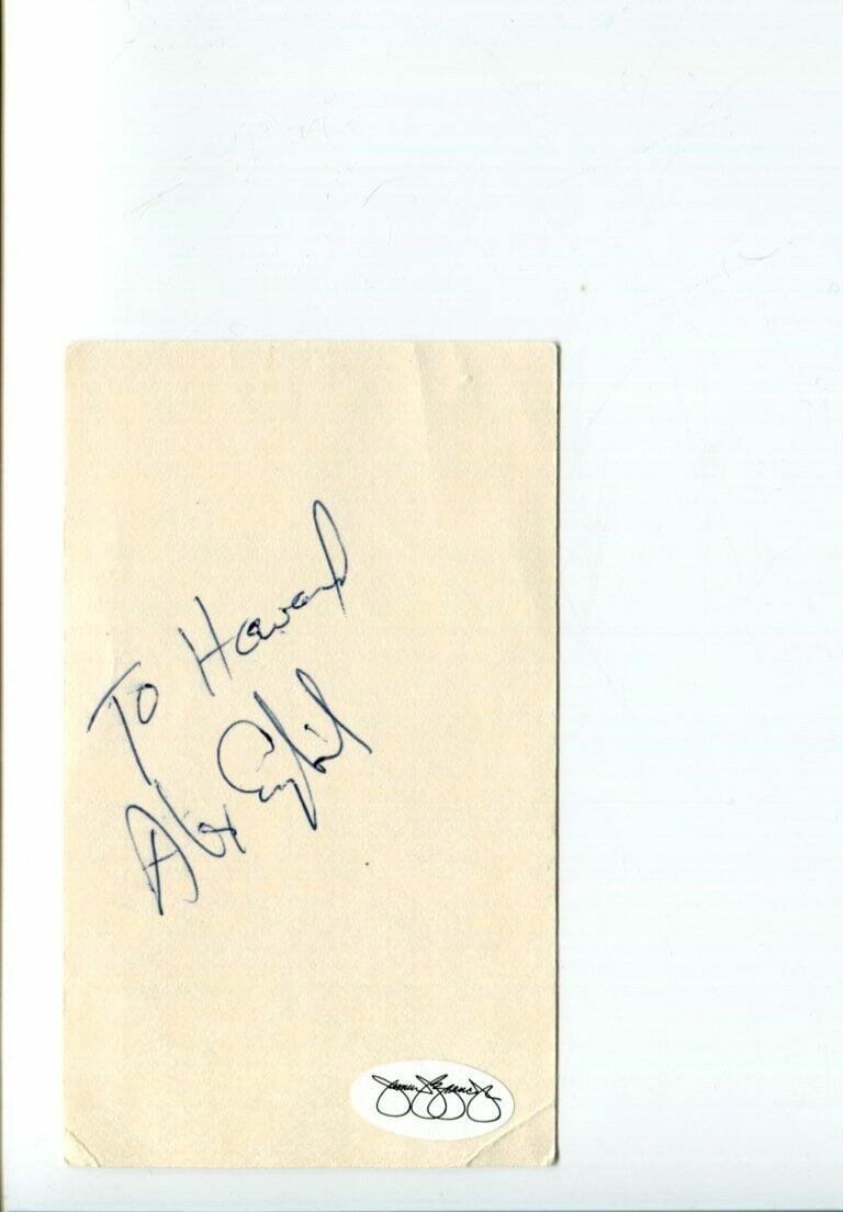 ALEX ENGLISH DENVER NUGGETS SOUTH CAROLINA GAMECOCKS HOF SIGNED AUTOGRAPH JSA
 COLLECTIBLE MEMORABILIA