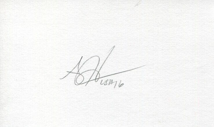 ANGELA HUCLES US OLYMPIC GOLD MEDAL SOCCER SIGNED AUTOGRAPH
 COLLECTIBLE MEMORABILIA