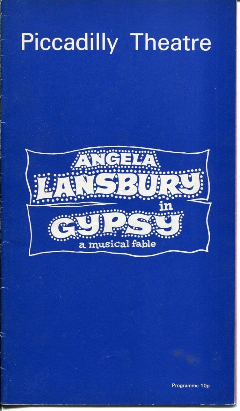 Angela Lansbury Barrie Ingham Gypsy Stephen Sondheim British 1973 ...