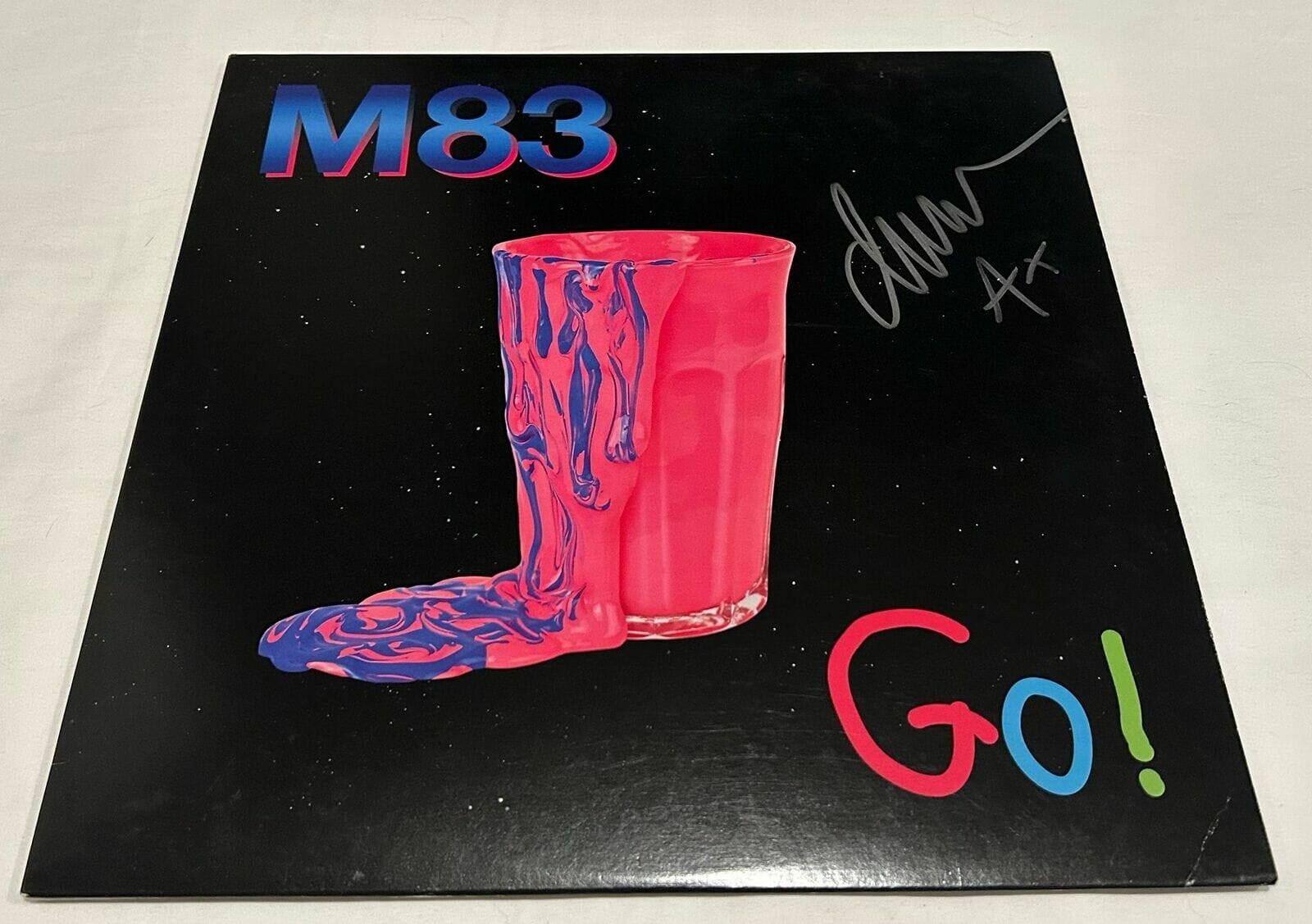 ANTHONY GONZALEZ SIGNED M83 GO! VINYL RECORD JSA
