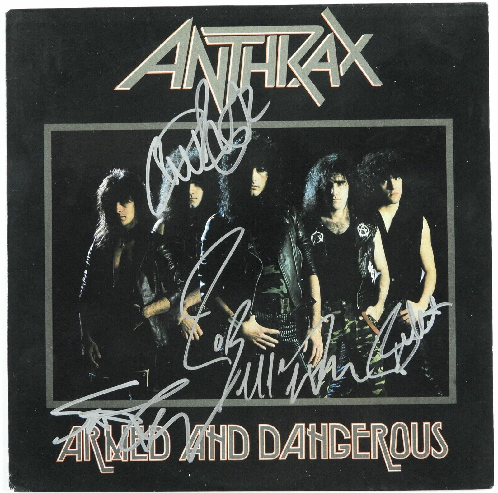 High quality Anthrax signed CD