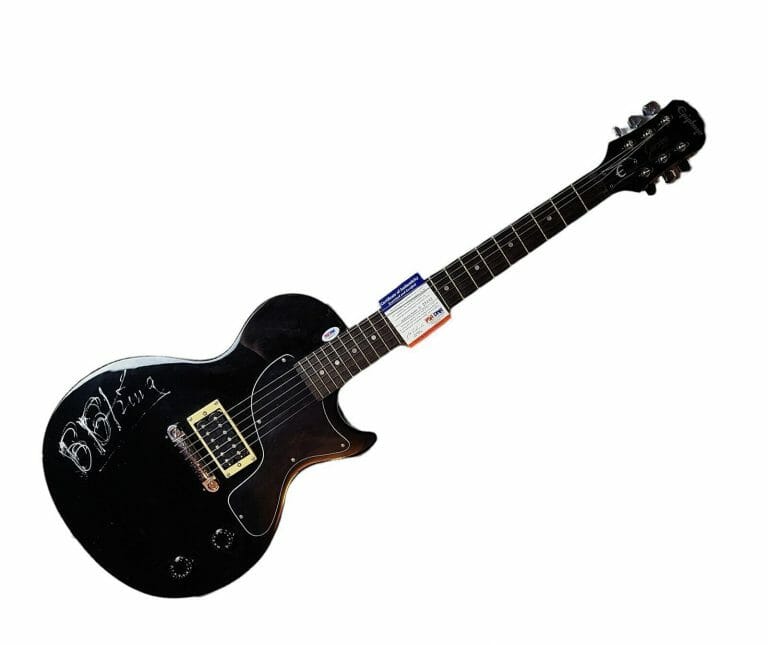 B.B. KING AUTOGRAPHED SIGNED GIBSON EPIPHONE GUITAR UACC AFTAL RACC TS PSA
 COLLECTIBLE MEMORABILIA