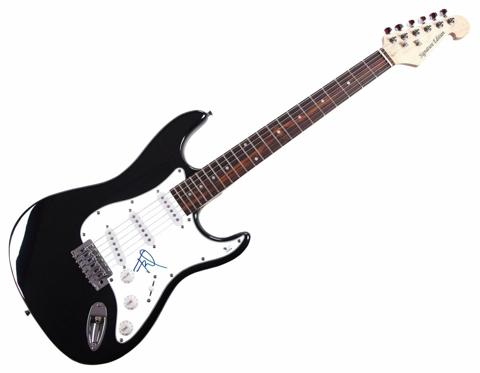 B52s Fred Schneider Autographed Signed Guitar GAI Opens in a new window ...
