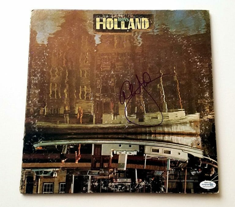 BEACH BOYS AL JARDINE AUTOGRAPHED SIGNED HOLLAND ALBUM COVER ACOA
 COLLECTIBLE MEMORABILIA