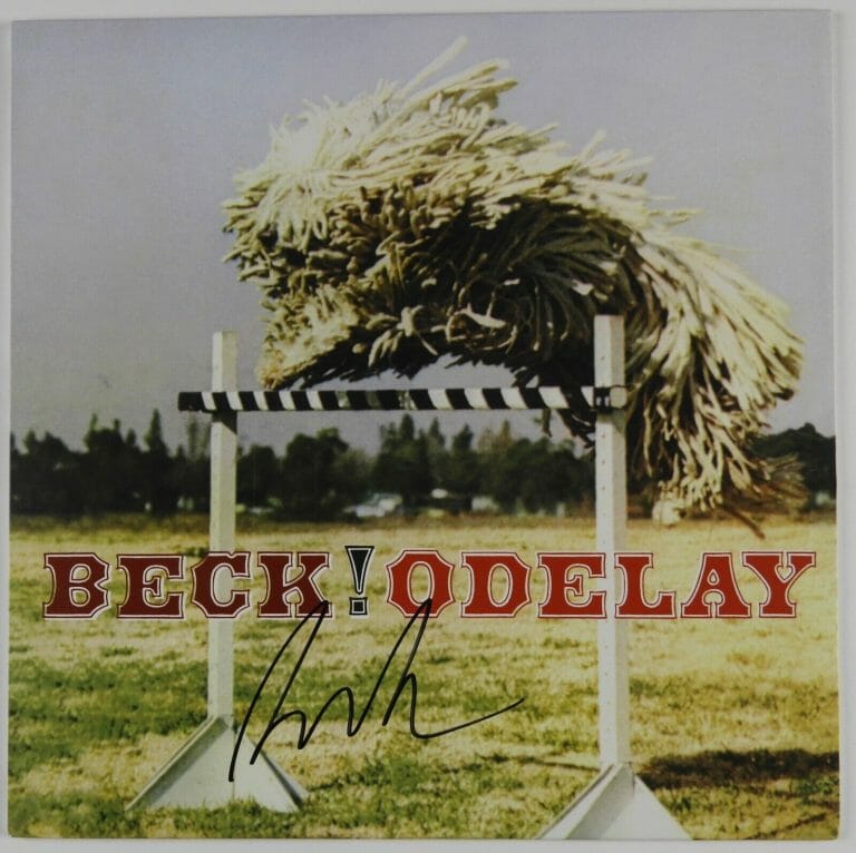 BECK SIGNED AUTOGRAPH ALBUM JSA RECORD VINYL ODELAY
 COLLECTIBLE MEMORABILIA