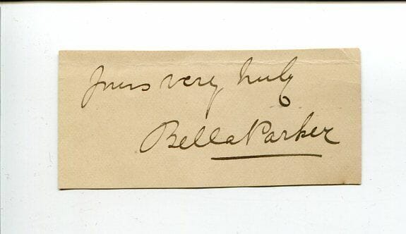 BELLA PARKER EARLY AUTHOR POET A BUNCH OF HEATHER POEMS SIGNED AUTOGRAPH
 COLLECTIBLE MEMORABILIA