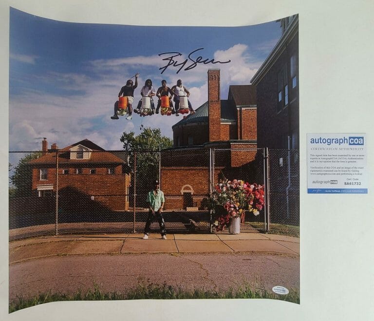 BIG SEAN AUTOGRAPHED DETROIT 2 18×24 SIGNED POSTER ACOA
 COLLECTIBLE MEMORABILIA