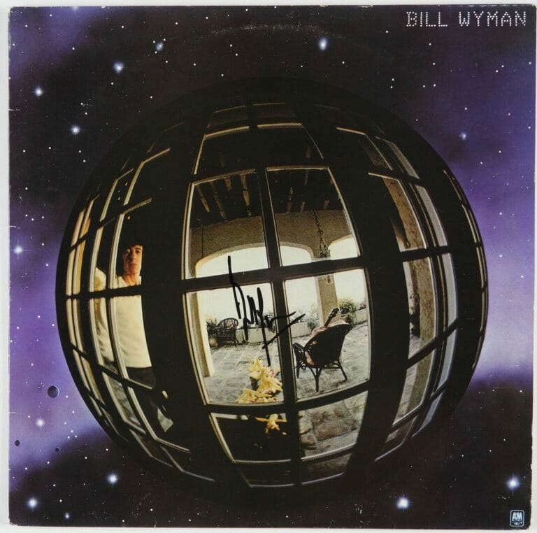 BILL WYMAN JSA SIGNED AUTOGRAPH ALBUM RECORD VINYL ROLLING STONES
 COLLECTIBLE MEMORABILIA