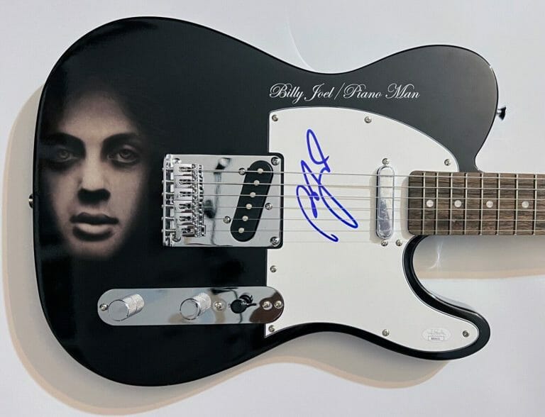 BILLY JOEL JSA AUTOGRAPH SIGNED TELECASTER FENDER SQUIRE GUITAR
 COLLECTIBLE MEMORABILIA