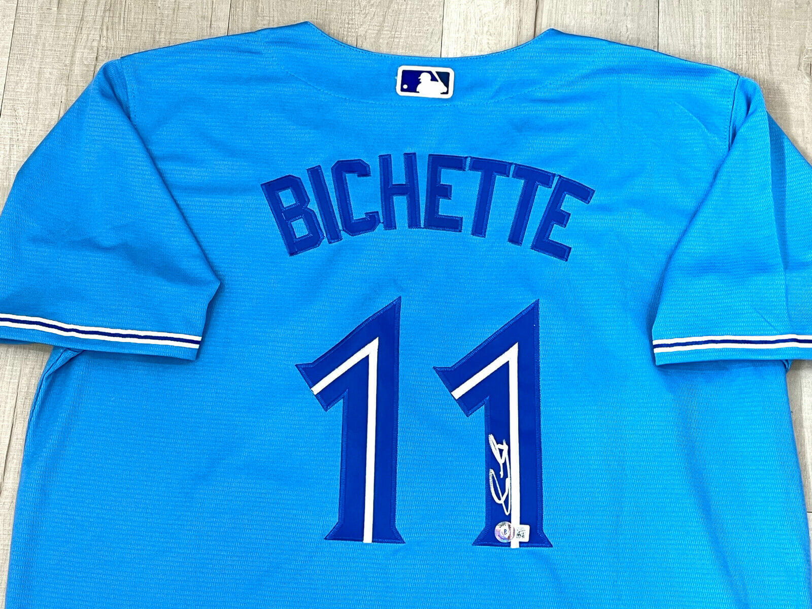 Bo Bichette Autographed Authentic Blue Jays Jersey