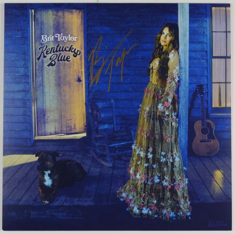 BRIT TAYLOR JSA SIGNED AUTOGRAPH ALBUM RECORD KENTUCKY BLUE COUNTRY
 COLLECTIBLE MEMORABILIA