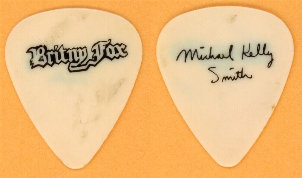 Britny Fox Michael Kelly Smith Vintage Guitar Pick - 1988 Self Titled 