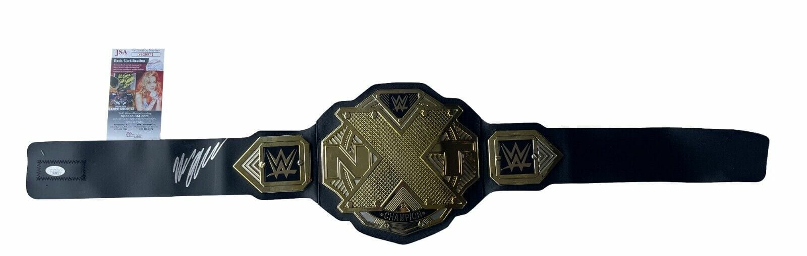 Bron Breakker Signed Wwe Nxt Championship Toy Belt Jsa Coa Opens In A