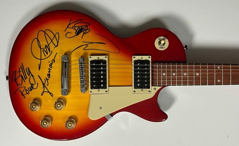 BUCKCHERRY JSA FULLY AUTOGRAPH SIGNED LES PAUL EPIPHONE GUITAR JOSH TODD
 COLLECTIBLE MEMORABILIA
