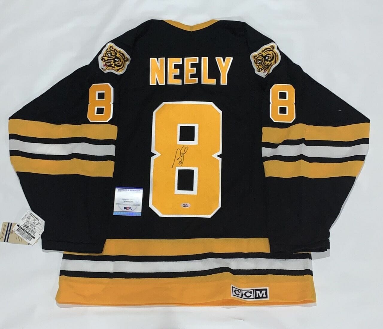 CAM NEELY SIGNED BOSTON BRUINS VINTAGE #8 CCM JERSEY LICENSED JSA COA
Opens in a new window or tab