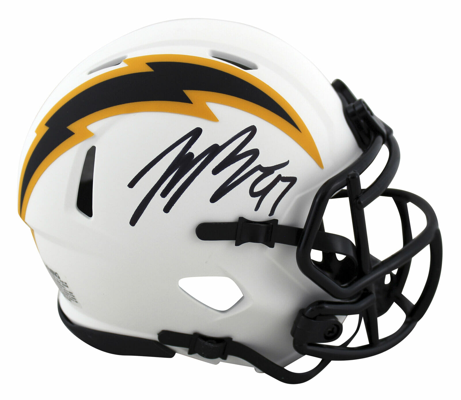 Joey bosa hot sale signed helmet