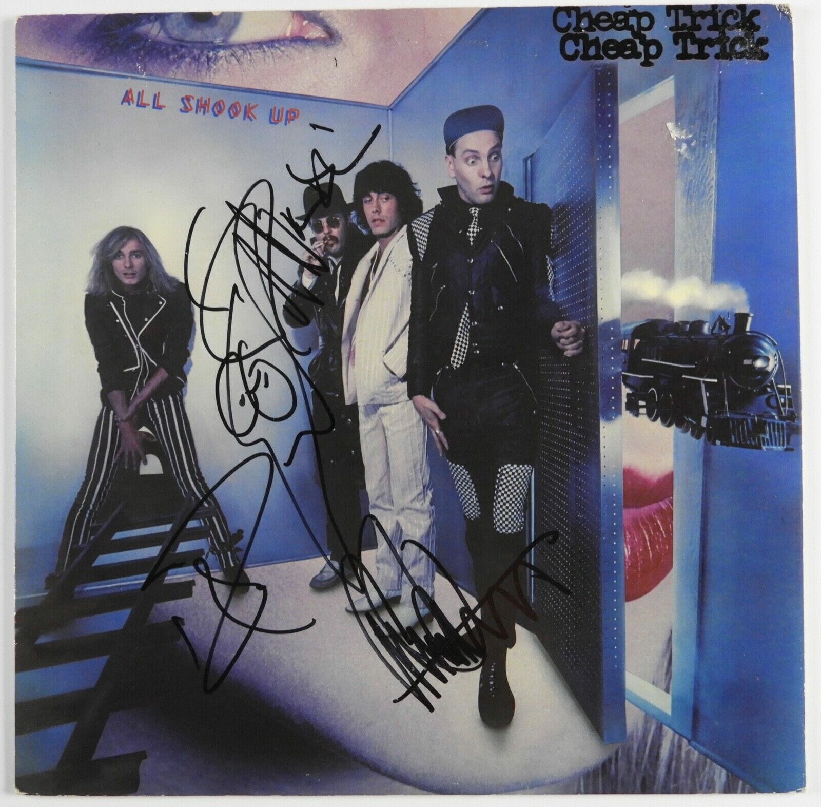 Cheap Trick JSA Signed Autograph Album Vinyl Rick Nielsen Robin Zander +,  Opens in a new window or tab