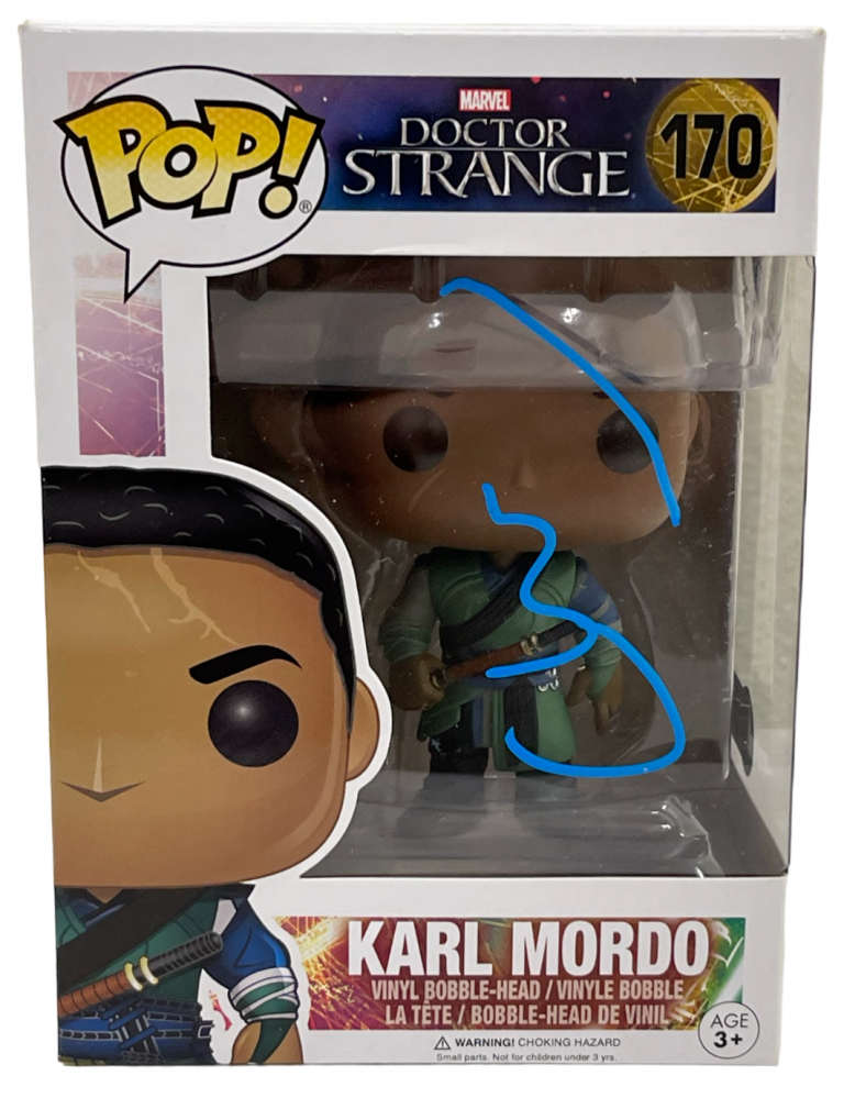 CHIWETEL EJIOFOR SIGNED KARL MORDO FUNKO DOCTOR STRANGE 170 AUTOGRAPH BECKETT
 COLLECTIBLE MEMORABILIA