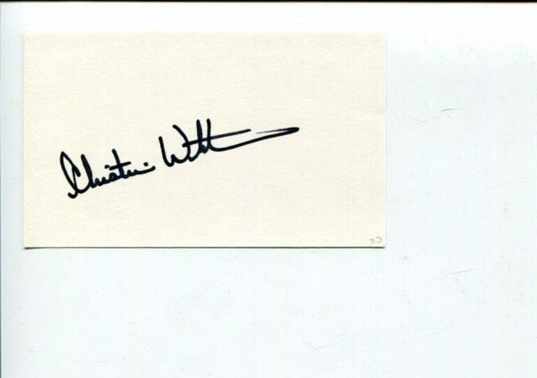 CHRISTINE TODD WHITMAN GOVERNOR OF NEW JERSEY EPA ADMINISTRATOR SIGNED AUTOGRAPH
 COLLECTIBLE MEMORABILIA