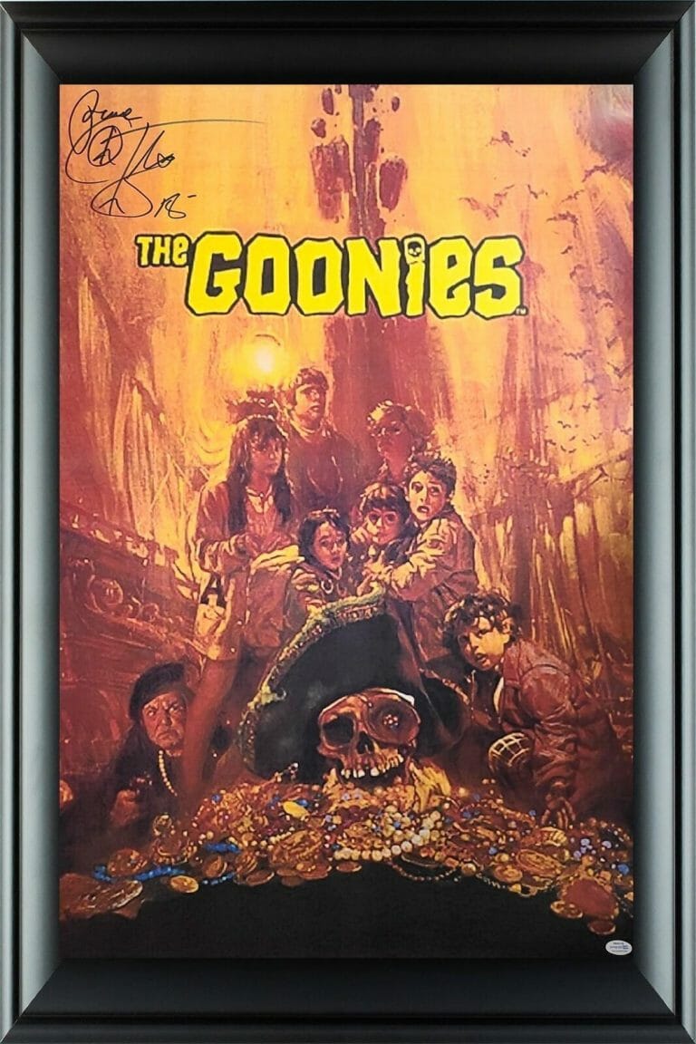COREY FELDMAN THE GOONIES AUTOGRAPHED FRAMED 24×36 POSTER ACOA EXACT PROOF ACOA
 COLLECTIBLE MEMORABILIA