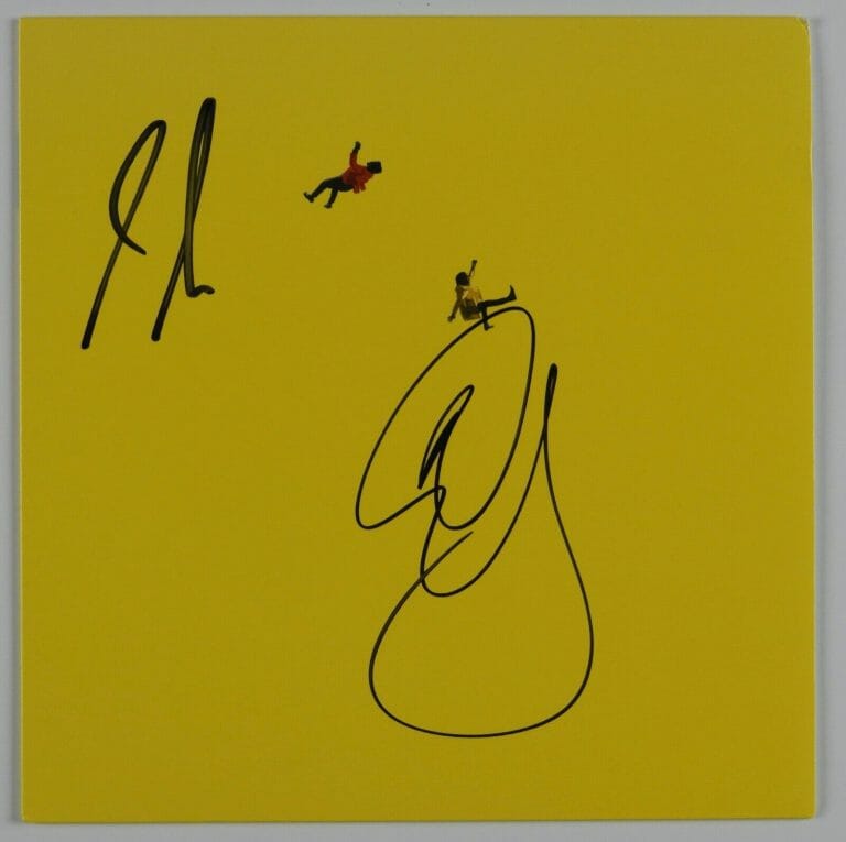 DAN + SHAY JSA SIGNED AUTOGRAPH 45 RECORD COVER I SHOULD PROBABLY GO TO BET
 COLLECTIBLE MEMORABILIA