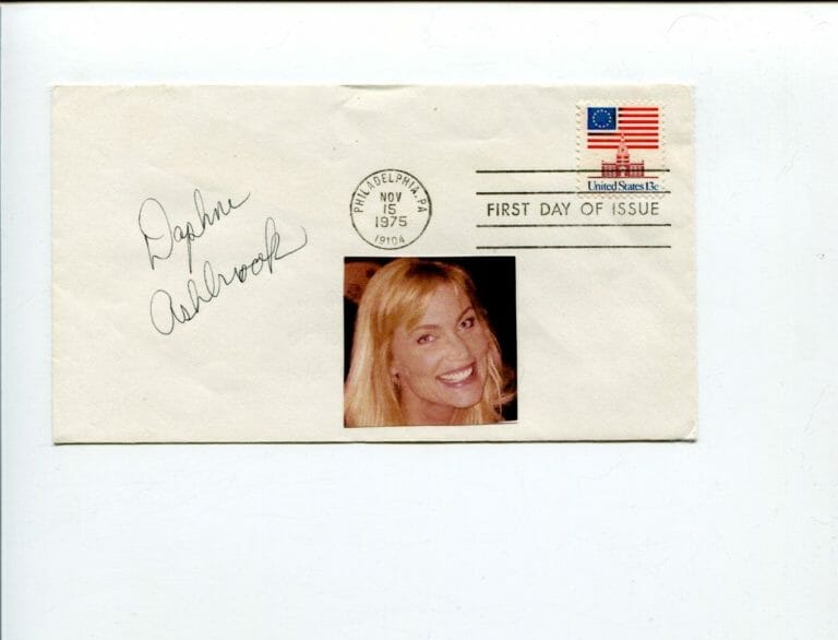 DAPHNE ASHBROOK DOCTOR WHO HOLLYWOOD HEIGHTS STAR TREK DS9 SIGNED AUTOGRAPH FDC
 COLLECTIBLE MEMORABILIA