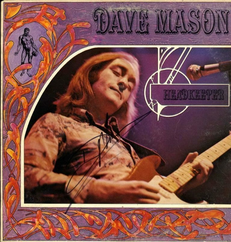 DAVE MASON AUTOGRAPHED SIGNED HEADKEEPER ALBUM COVER ACOA
 COLLECTIBLE MEMORABILIA