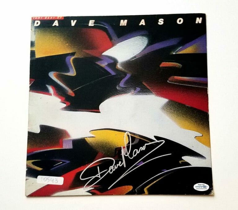 DAVE MASON AUTOGRAPHED SIGNED RECORD ALBUM LP COVER ACOA
 COLLECTIBLE MEMORABILIA