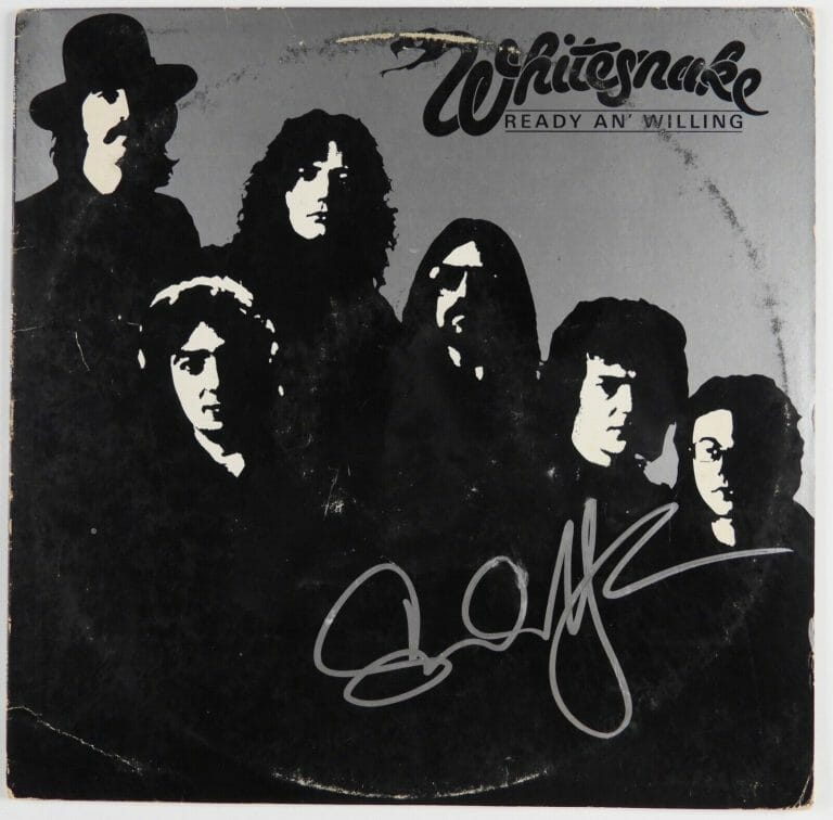 DAVID COVERDALE WHITESNAKE SIGNED JSA AUTOGRAPH ALBUM RECORD VINYL
 COLLECTIBLE MEMORABILIA