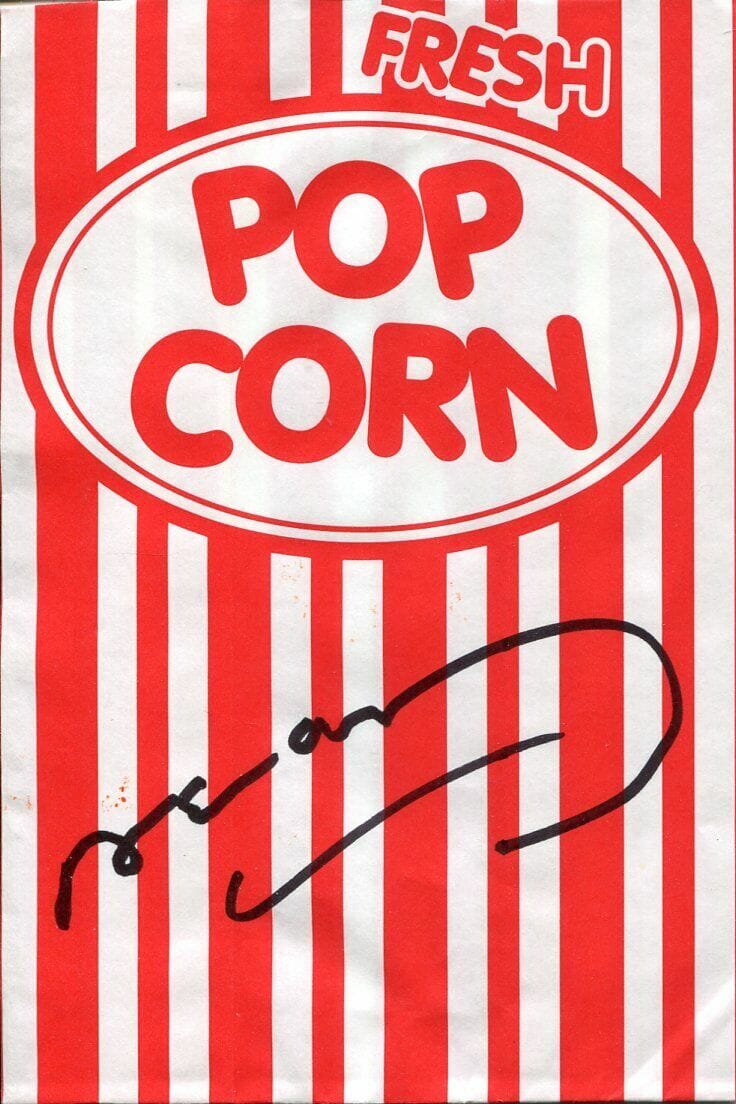DEAN TORRENCE JAN AND DEAN SURF CITY DRAG CITY SINGER SIGNED AUTOGRAPH POPCORN
 COLLECTIBLE MEMORABILIA