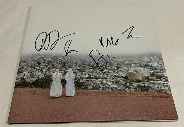 DEATH CAB FOR CUTIE SIGNED ASPHALT MEADOWS VINYL RECORD JSA
 COLLECTIBLE MEMORABILIA
