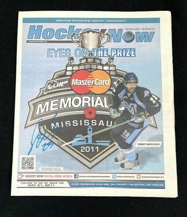 DEVANTE SMITH-PELLY HOCKEY NOW MAGAZINE ONTARIO EDITION WASHINGTON CAPITALS
 COLLECTIBLE MEMORABILIA