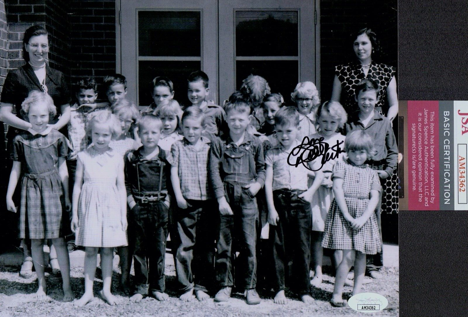 Dolly Parton Signed Autograph Rare 8x10 1st Grade Class Photo Jsa Coa 