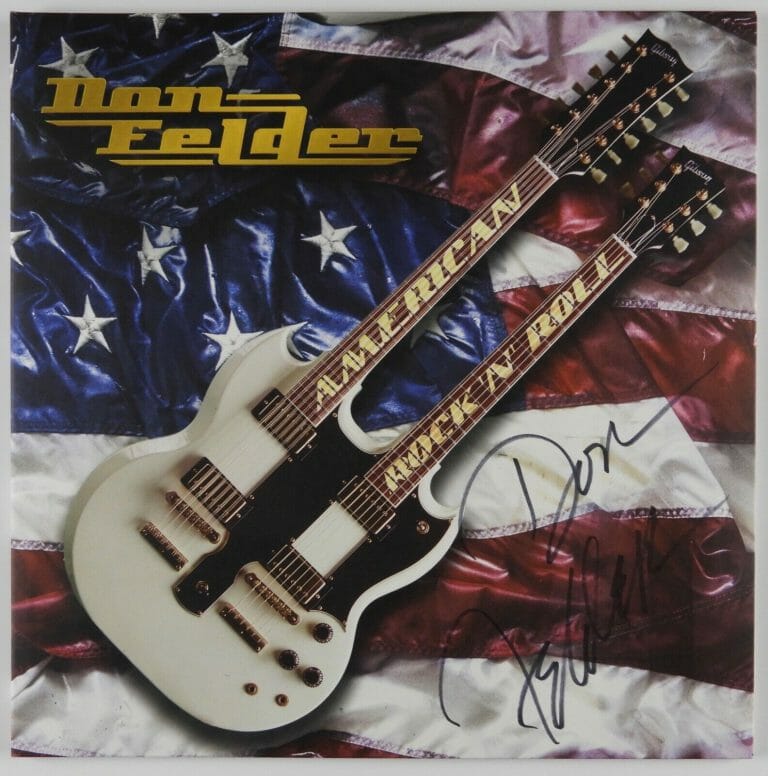 DON FELDER EAGLES AMERICAN ROCK N ROLL JSA COA SIGNED AUTOGRAPH VINYL ALBUM
 COLLECTIBLE MEMORABILIA