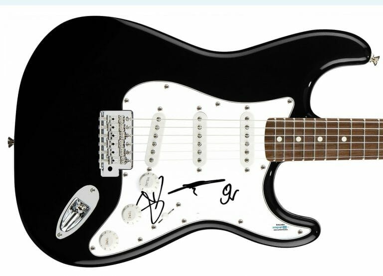 ECHOSMITH AUTOGRAPHED FULL BAND X3 SIGNED GUITAR ACOA
 COLLECTIBLE MEMORABILIA