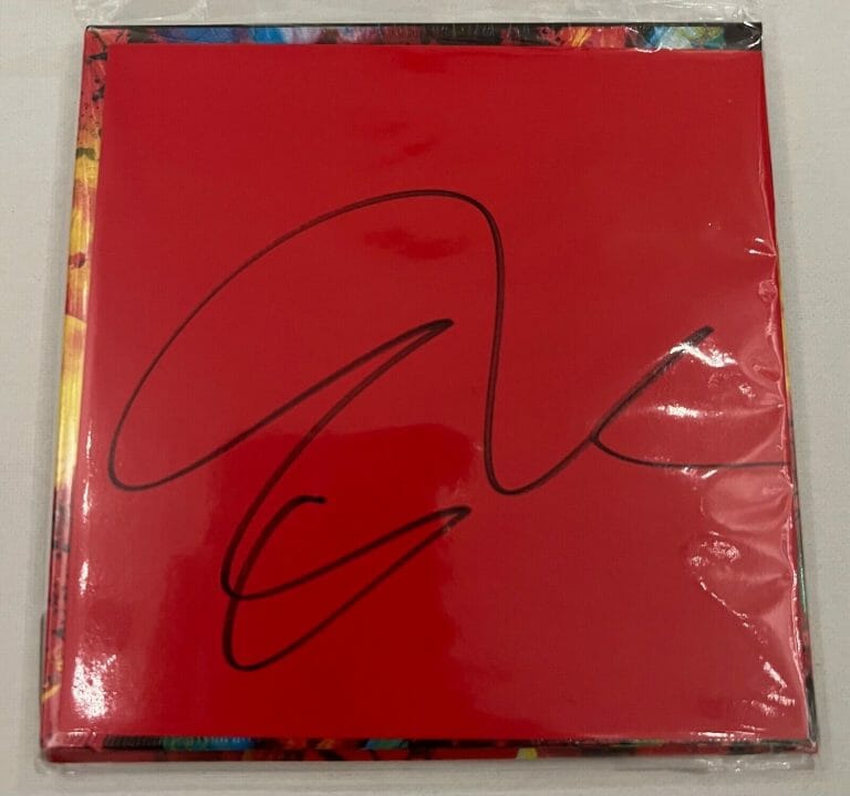 ED SHEERAN SIGNED AUTOGRAPH = FULL CD RED CARD STILL SEALED
 COLLECTIBLE MEMORABILIA