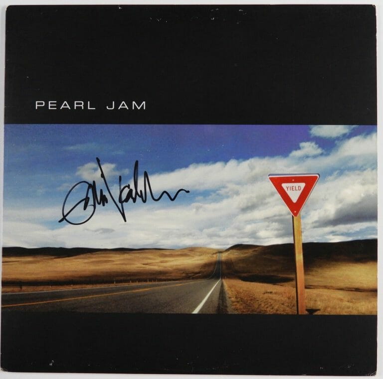 Pearl Jam Signed Ten Album Pearl Jam Autographed Album Record LP Cover  Replica Christmas Gift / Birthday Gift / Valentine Gift Idea 