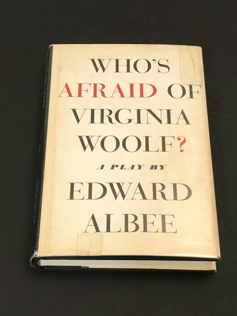 EDWARD ALBEE & CAST WHO’S AFRAID OF VIRGINIA WOOLF SIGNED AUTOGRAPH 1ST ED BOOK
 COLLECTIBLE MEMORABILIA