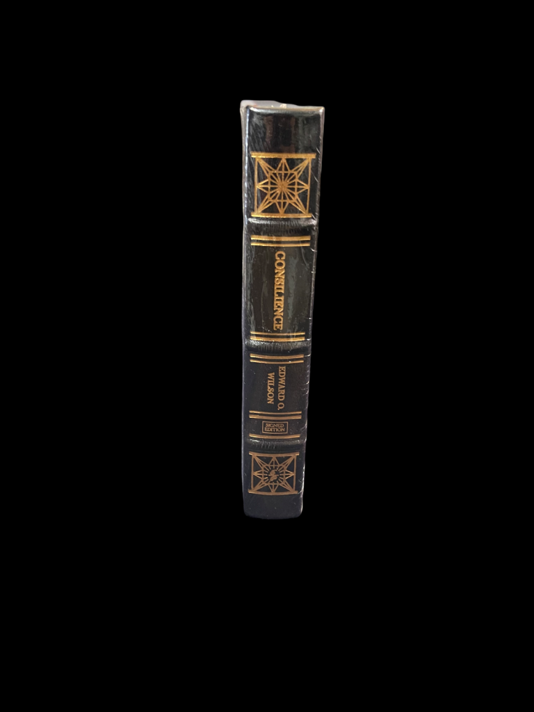 EDWARD E. O. WILSON CONSILIENCE SOCIOBIOLOGY EASTON PRESS SIGNED AUTOGRAPH BOOK
 COLLECTIBLE MEMORABILIA