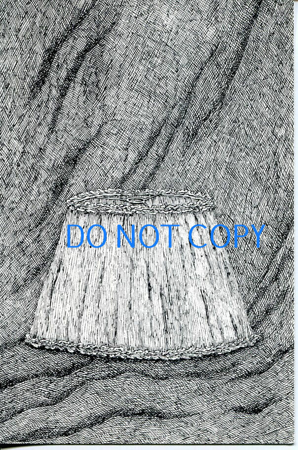 EDWARD GOREY DOGEAR WRYDE AUNT EDA’S LAMPSHADE RARE ORIGINAL 1978 POSTCARD
 COLLECTIBLE MEMORABILIA