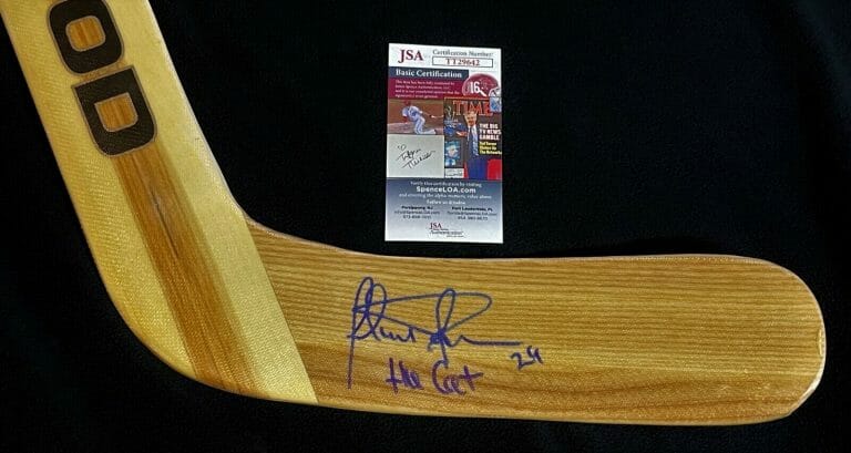 FELIX POTVIN SIGNED & INSCRIBED “THE CAT” TORONTO MAPLE LEAFS STICK JSA COA
 COLLECTIBLE MEMORABILIA
