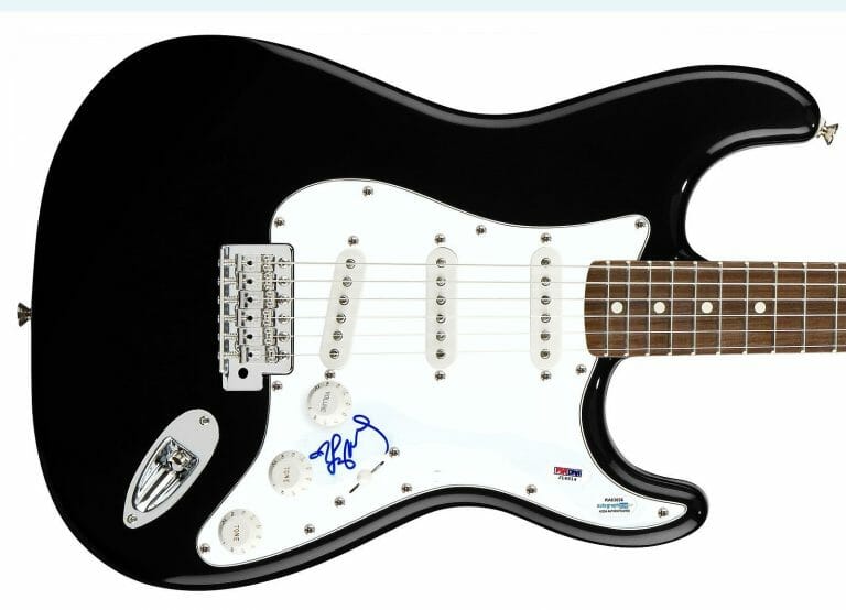 FLYLEAF LACEY STURM AUTOGRAPHED SIGNED GUITAR ACOA
 COLLECTIBLE MEMORABILIA