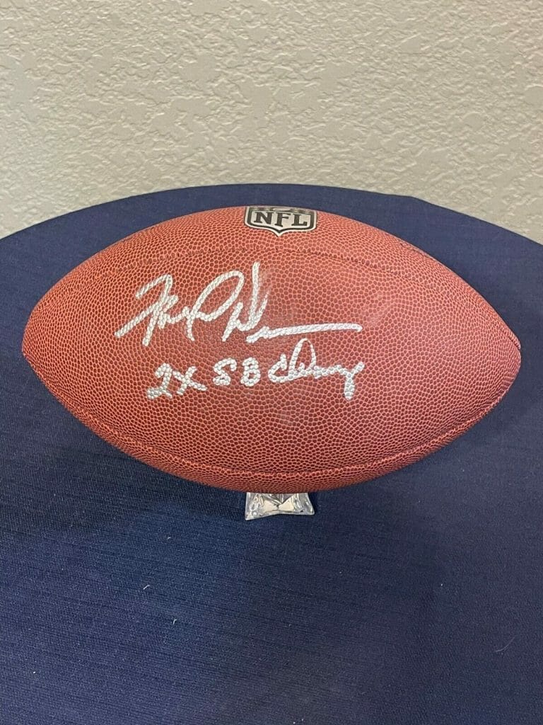 FRED DEAN SAN FRANCISCO 49ERS HOF 2X SUPER BOWL SIGNED AUTOGRAPH FOOTBALL COA
 COLLECTIBLE MEMORABILIA