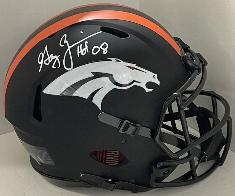 GARY ZIMMERMAN SIGNED AUTOGRAPHED DENVER BRONCOS F/S AUTHENTIC HELMET PSA/DNA
 COLLECTIBLE MEMORABILIA