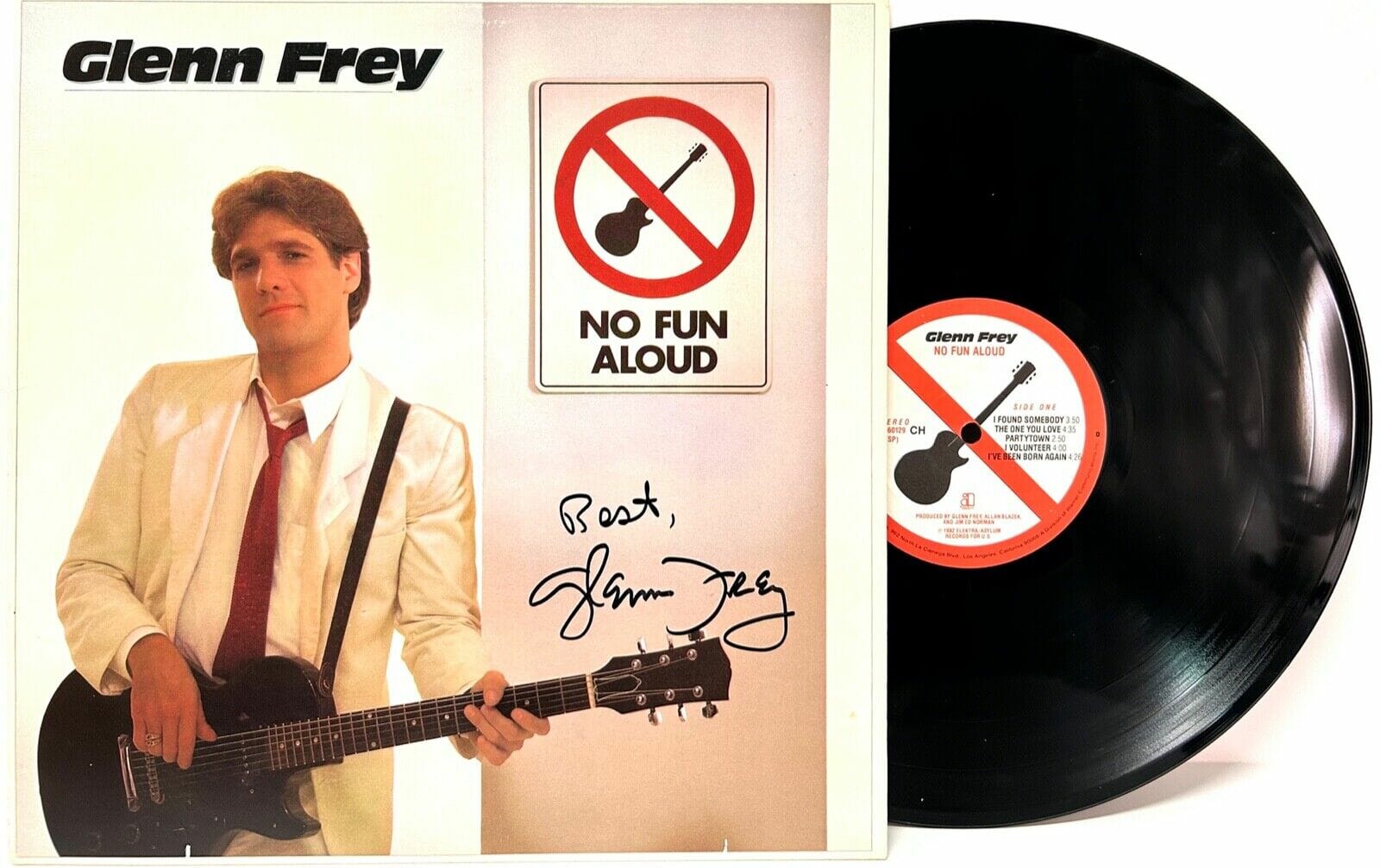 GLENN FREY Signed Autograph Album Cover 