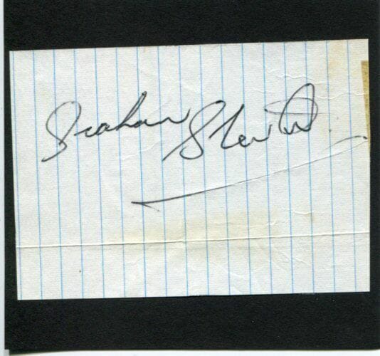 GRAHAM STEWART SCOTTISH TRADITIONAL JAZZ TROMBONE RARE SIGNED AUTOGRAPH
 COLLECTIBLE MEMORABILIA