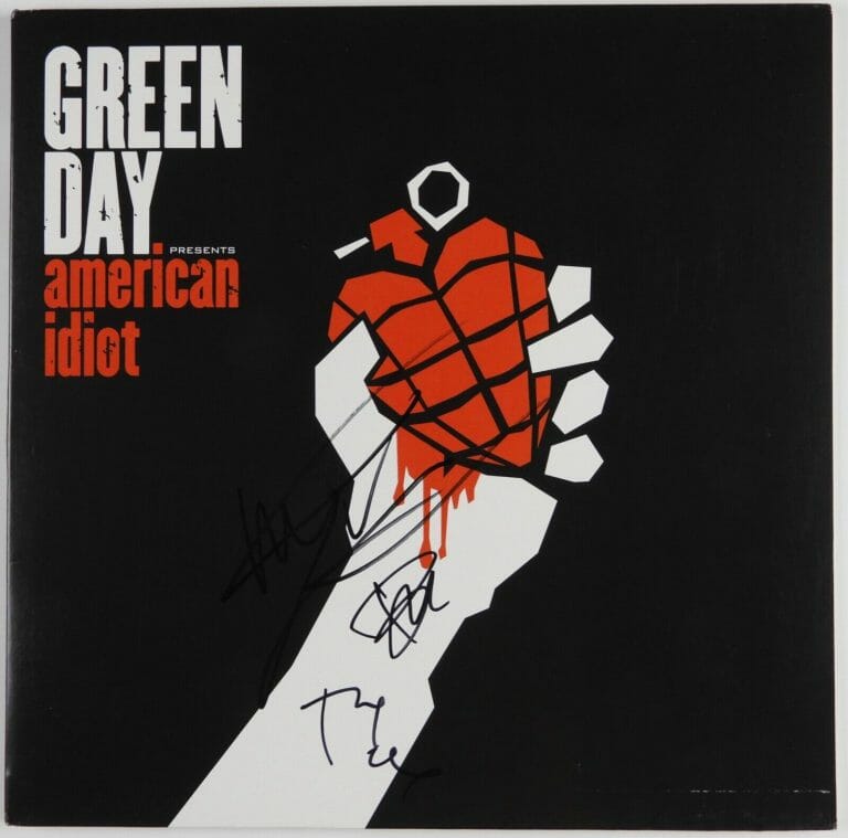 Billie Joe Armstrong Signed Green Day Kerplunk Record Album Psa